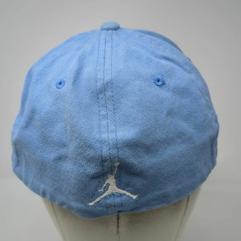 Jordan Baseball Cap Blue XL Embroidered Stylized Logo Jumpman Curved Brim hat